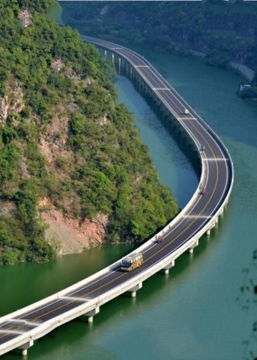 中国最美的水上公路:湖北古昭公路,宛如游龙蜿蜒香河之上