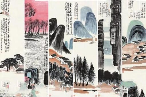 全球最贵的中国艺术品:齐白石《山水十二屏》9.3亿!
