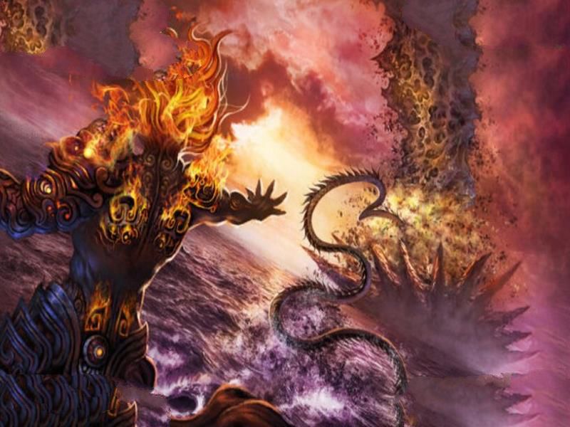 世界之最上古十大魔神——魔神蚩尤(东方远古时期的王者)