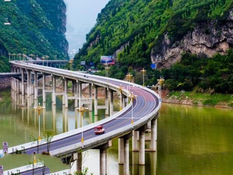 中国最美的水上公路:湖北古昭公路,宛如游龙蜿蜒香河之上