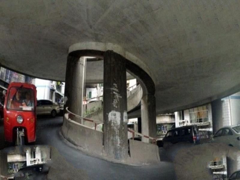 重庆最难停的停车库：国金中心地下停车库 下5层绕8圈