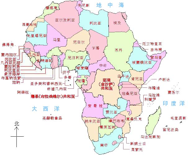 非洲人口最多的国家排行榜,第一名尼日利亚人口排世界第七