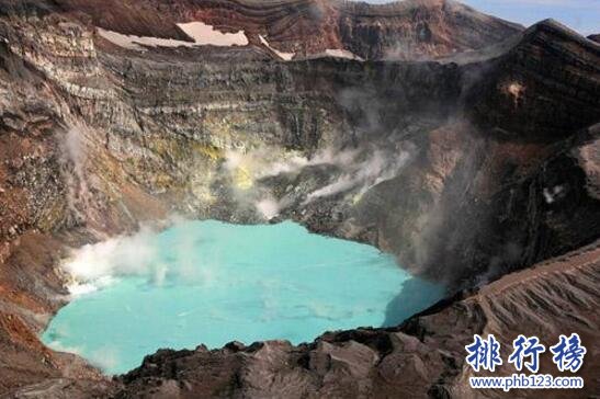 世界上最大的火山群，堪察加火山群（海拔4750m）