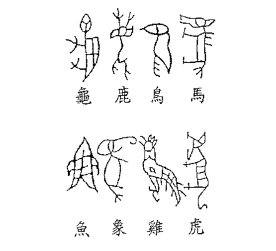 古代用图画表示的汉字图片