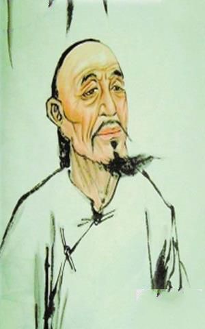 古代诗人张继画像