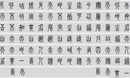 秦始皇统一后的文字叫什么 是什么样子的