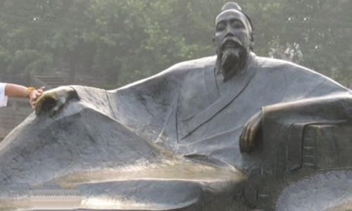 唐代诗人张继雕像