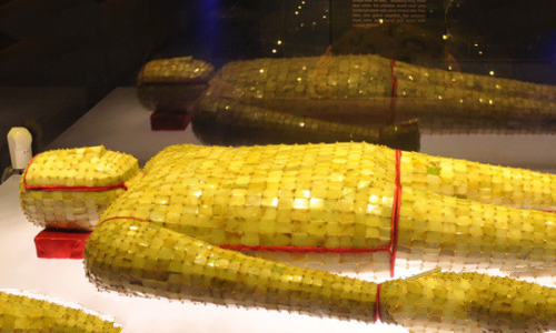 金缕玉衣里面有人吗?金缕玉衣在哪个博物馆