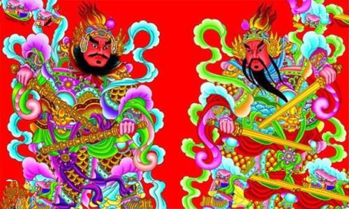 秦琼门神像