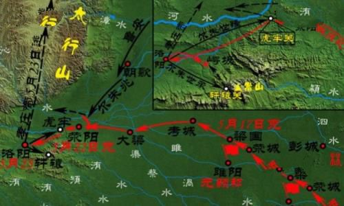 陈庆之北伐路线图