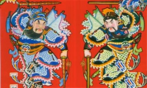 门神像