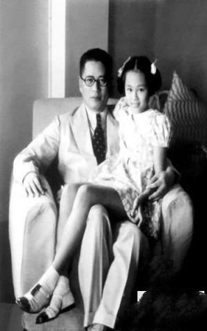 宋子文与女儿的合照