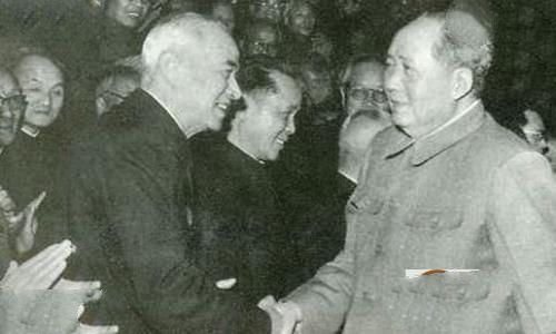李四光和毛主席