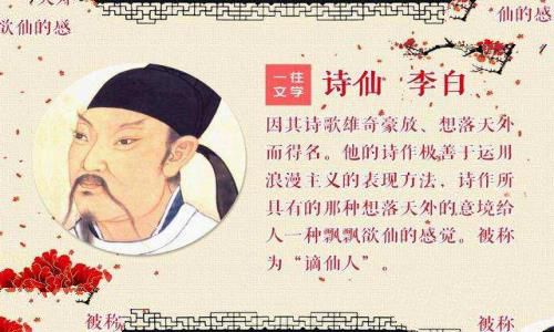 诗仙、诗圣、诗魔、诗神、诗狂、诗佛、诗鬼、诗豪、诗杰、诗囚、诗奴分别是谁代表作有哪些