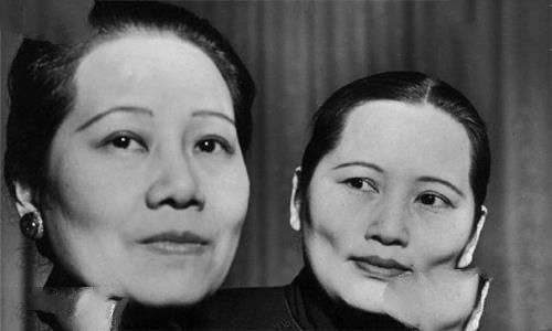 宋庆龄和宋美龄照片