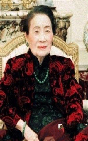 宋美龄晚年照片