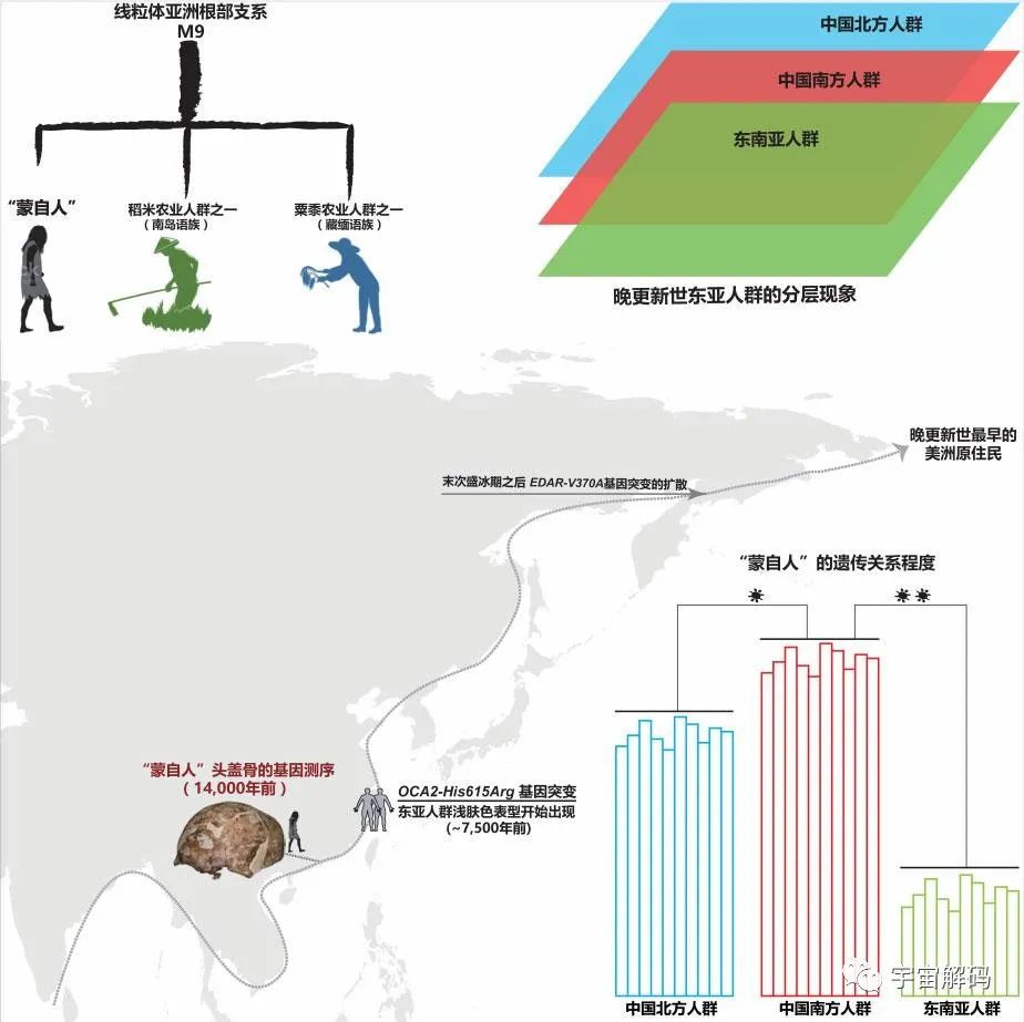 基因研究发现，中国人直发始于1.9万年前，变白始于7500年前