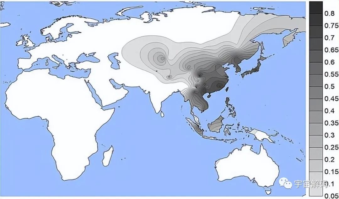 基因研究发现，中国人直发始于1.9万年前，变白始于7500年前
