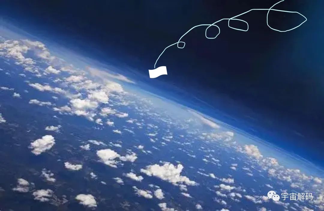 从太空扔一张A4纸，能落到地面吗