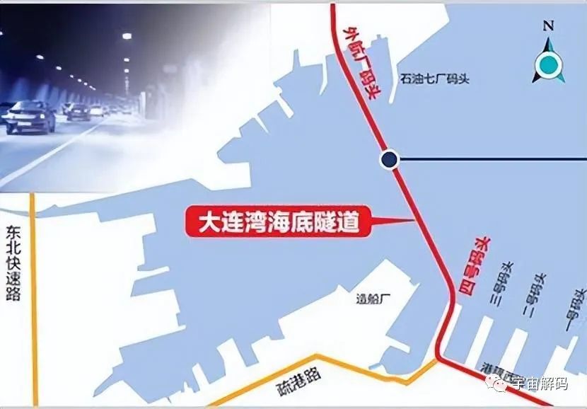 海水那么深，中国的大连湾跨海隧道的如何修建的？