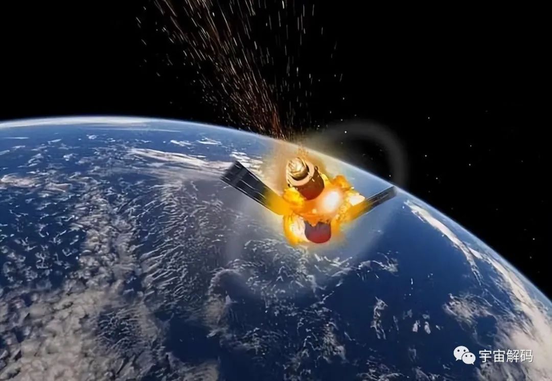 我国卫星遭不明物体的攻击失去联系，后经300天的修复才正常运行