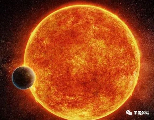 被潮汐锁定的紫色行星，一半正常一半冰封