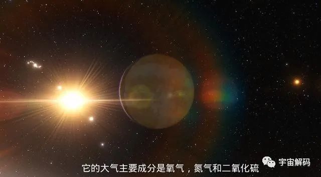 被潮汐锁定的紫色行星，一半正常一半冰封
