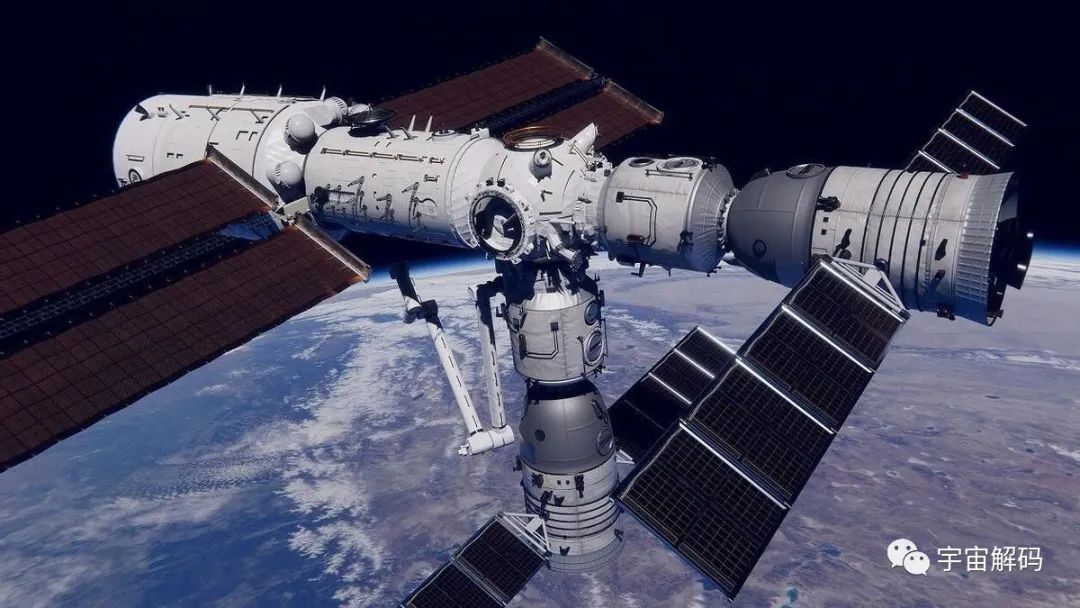 被美卫星靠近，中国空间站2次避险，只能躲吗？俄罗斯选择摧毁！