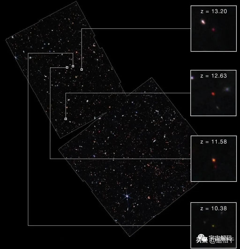 破纪录！詹姆斯韦伯拍到330亿光年外的星系