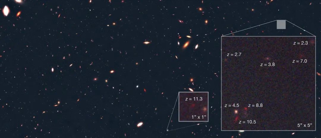打破纪录！詹姆斯韦伯望远镜拍摄到330亿光年外的星系