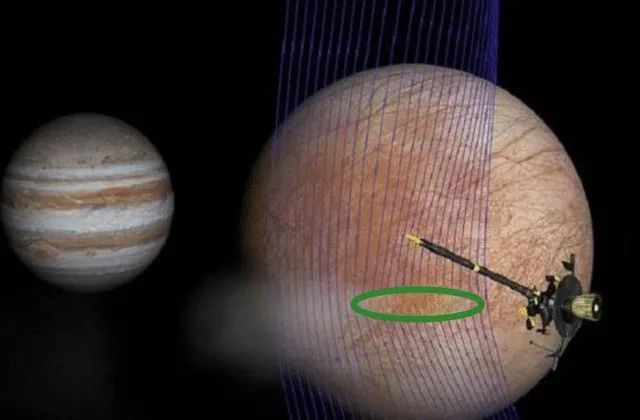 探测器拍下木卫二真实画面，这个星球表面有点不可思议