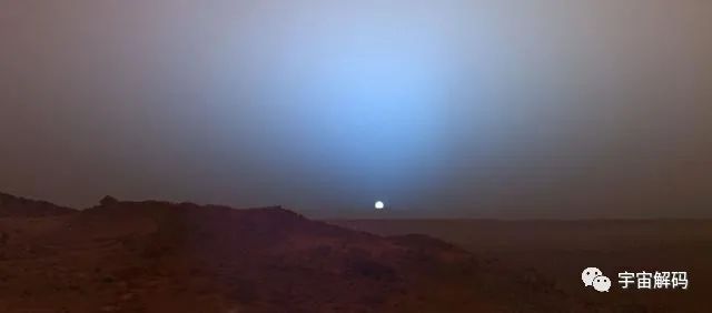 火星上的风景，蓝色日落你见过吗？它是怎么形成的？