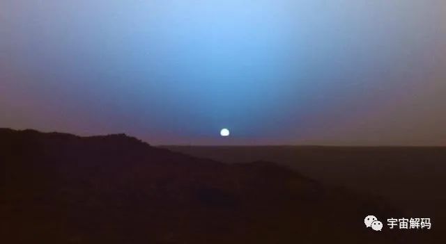 火星上的风景，蓝色日落你见过吗？它是怎么形成的？