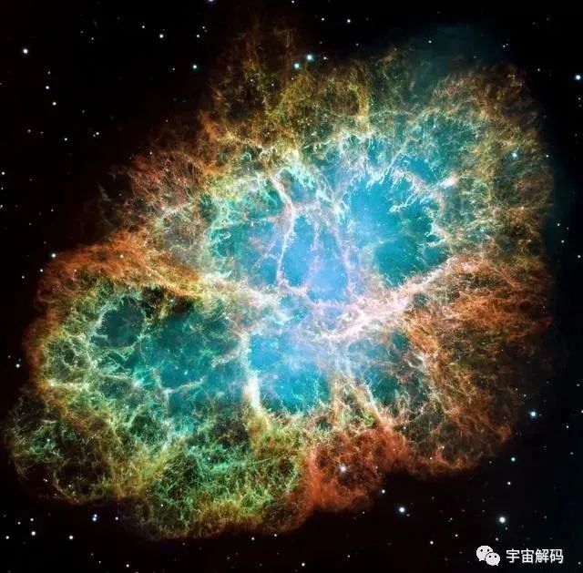 1054年，人类目睹了一场宇宙大爆炸，它的残骸现在还在天空中闪耀