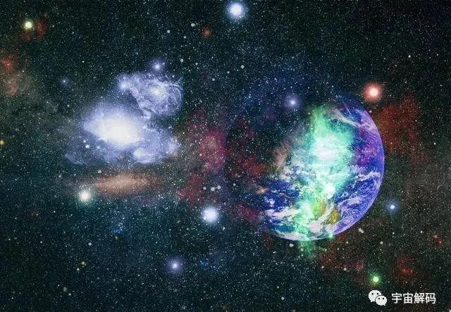 在金牛座方向上一簇闪烁的蓝色星光，那就是神秘的昴星团