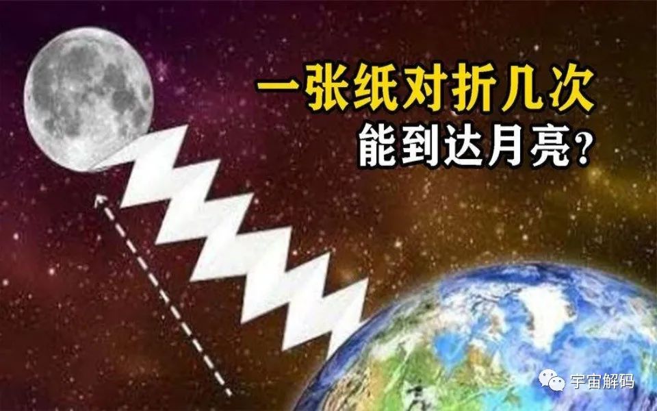 一张纸对折105次，有多厚？