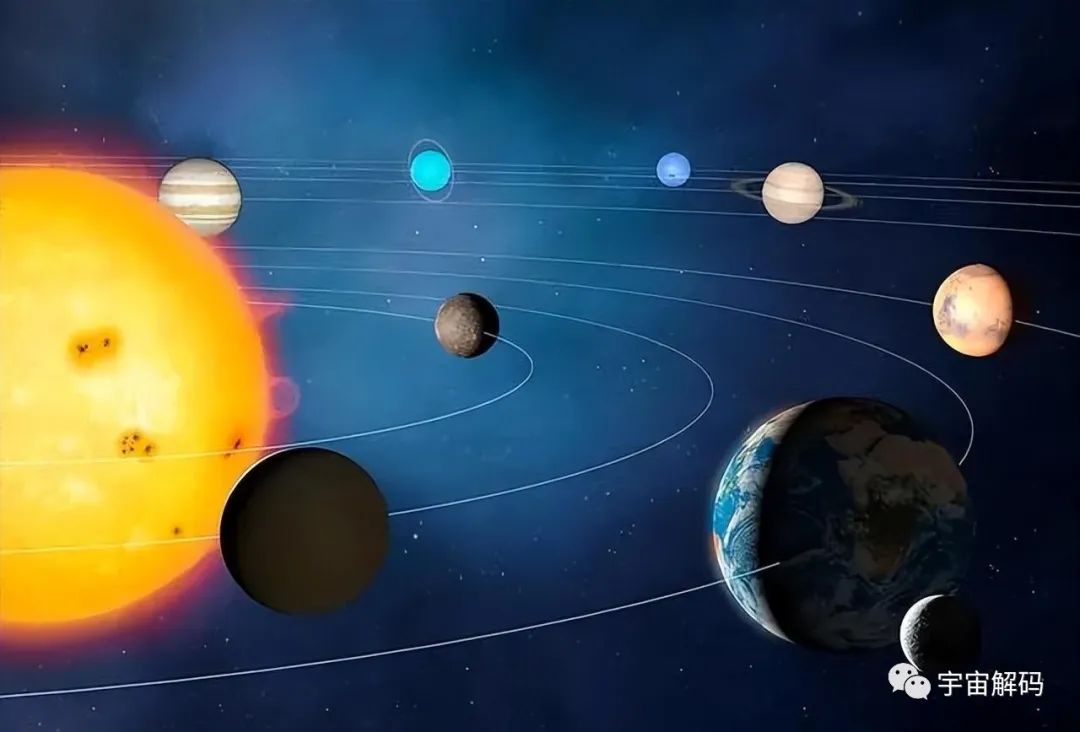 木星并不是绕着太阳转，二者共同围绕一个质心运动