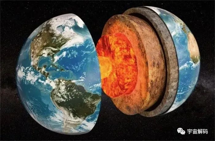 地核的温度不断降低，并且速度越来越快